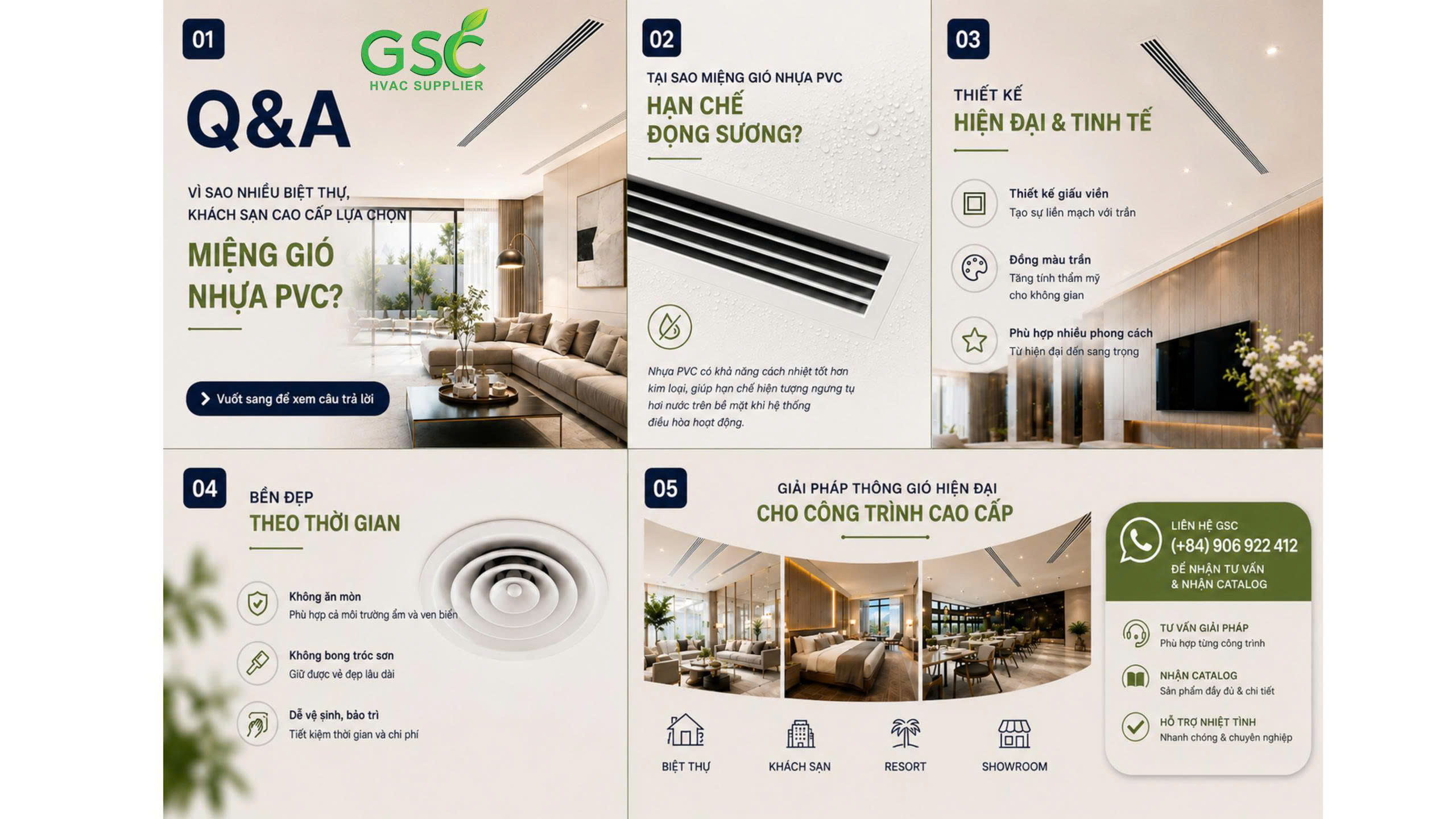 Cửa gió ABS Plastic