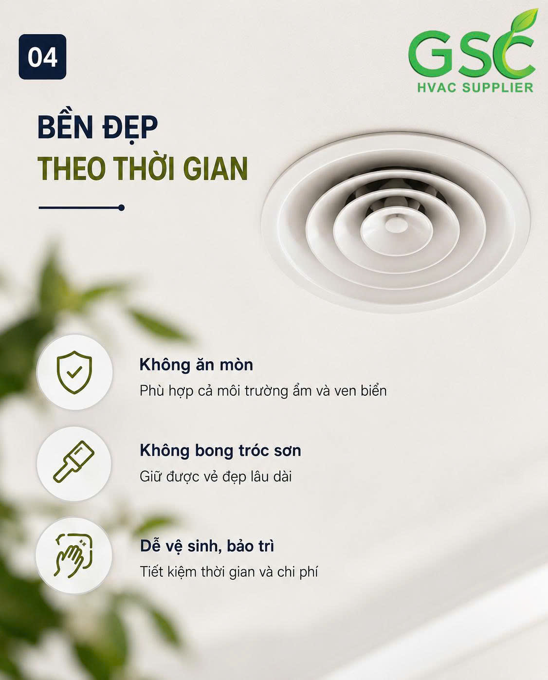 Cửa gió ABS Plastic