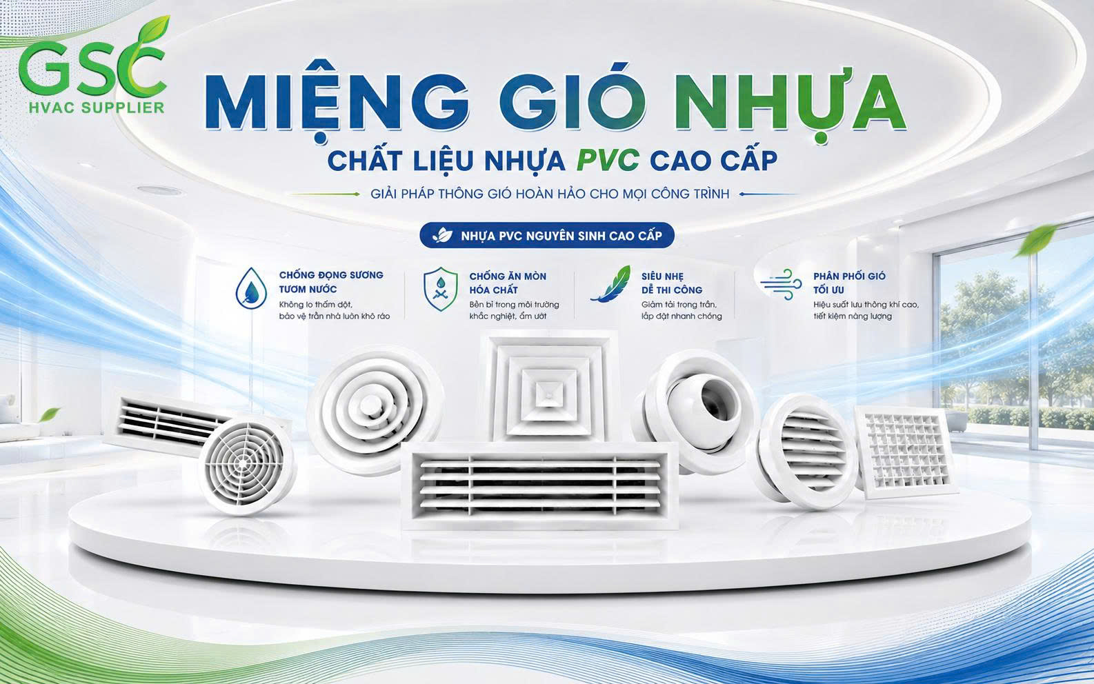 Cửa gió ABS Plastic